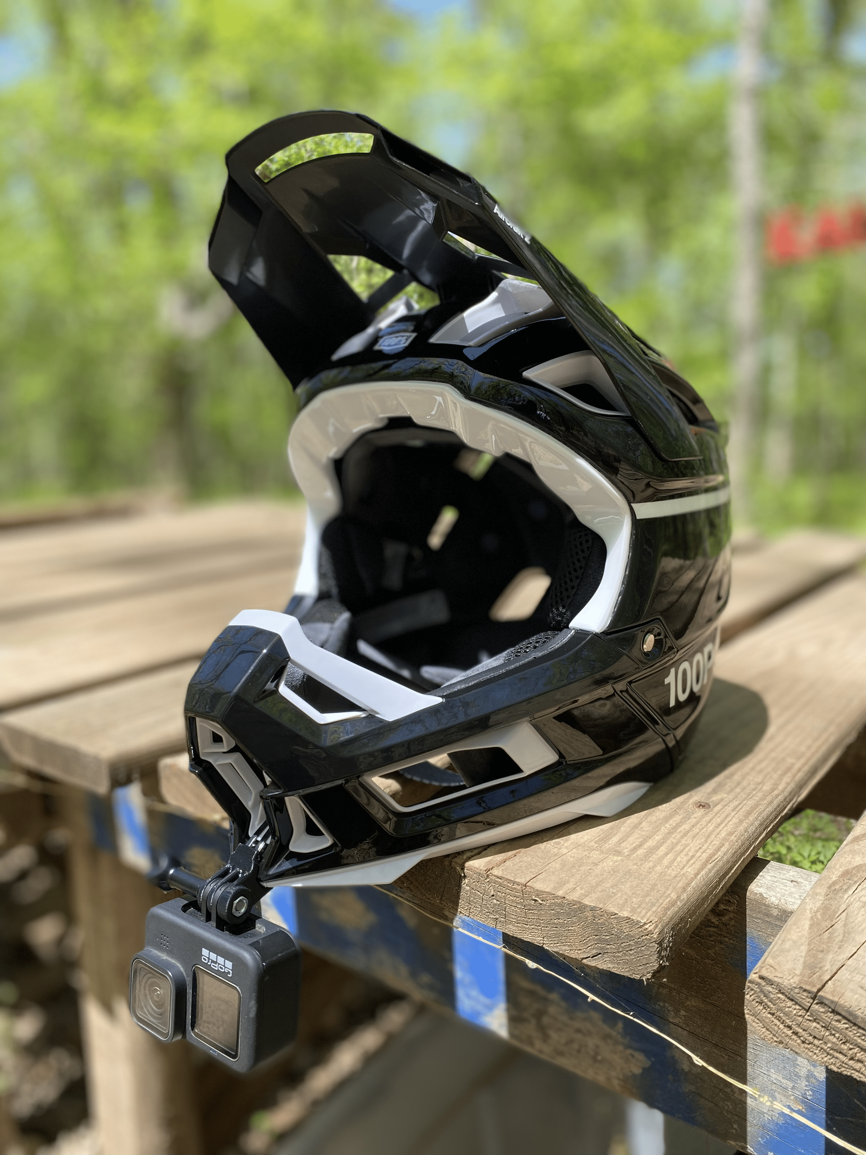 Mtb top helm gopro