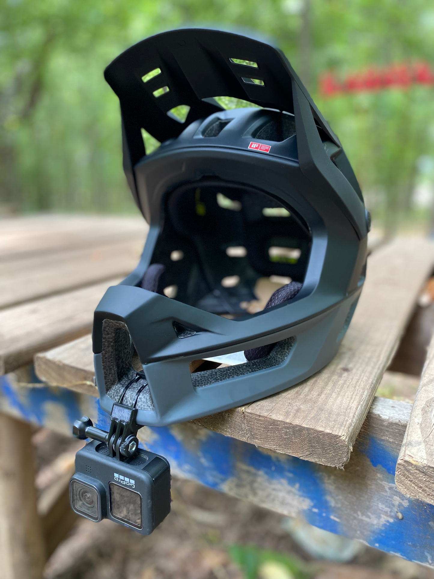 isometric gopro chin mount for ixs trigger ff full face helmet