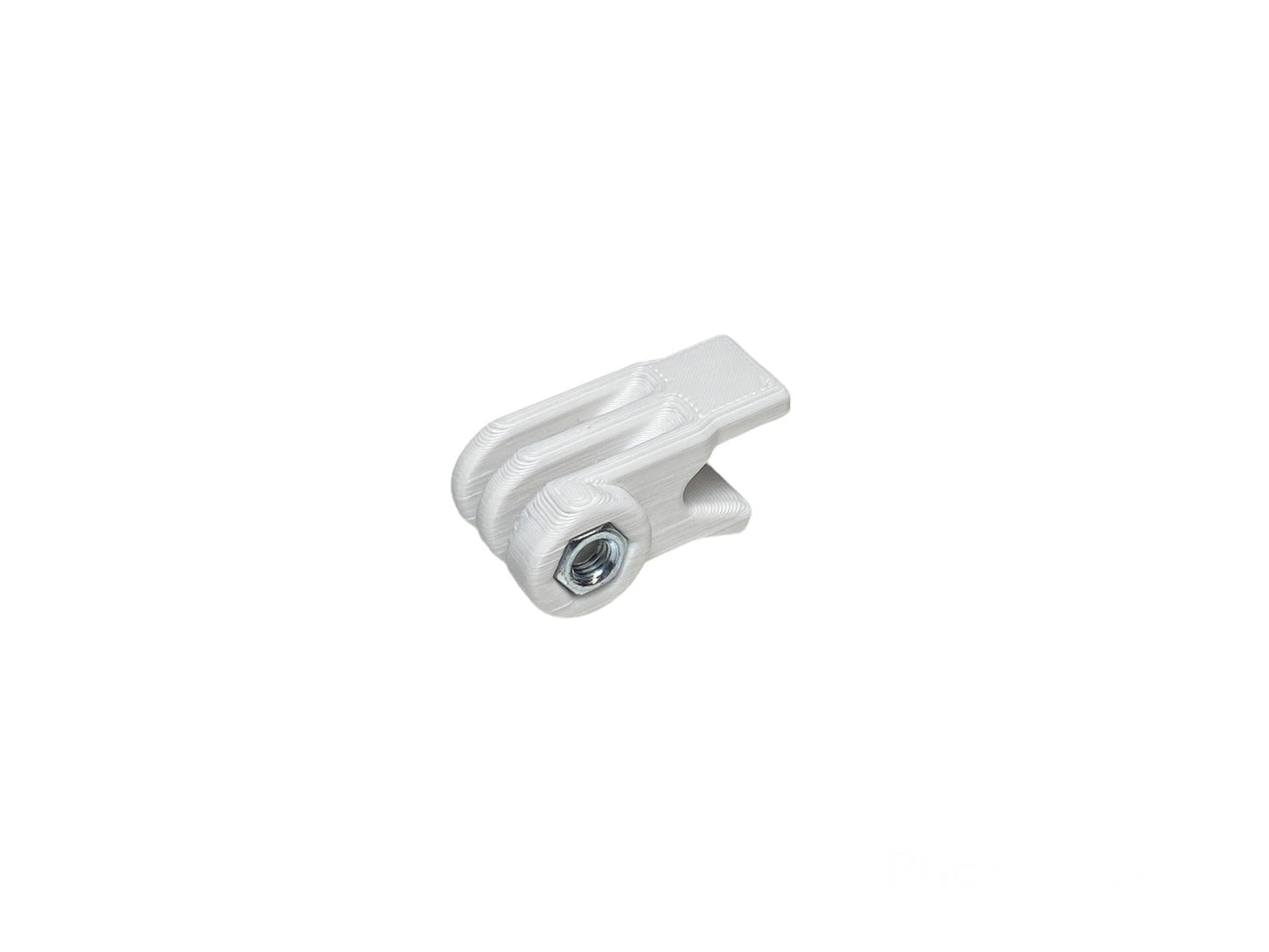 white gopro chin mount for 100% trajecta full face FF mountain biking helmet