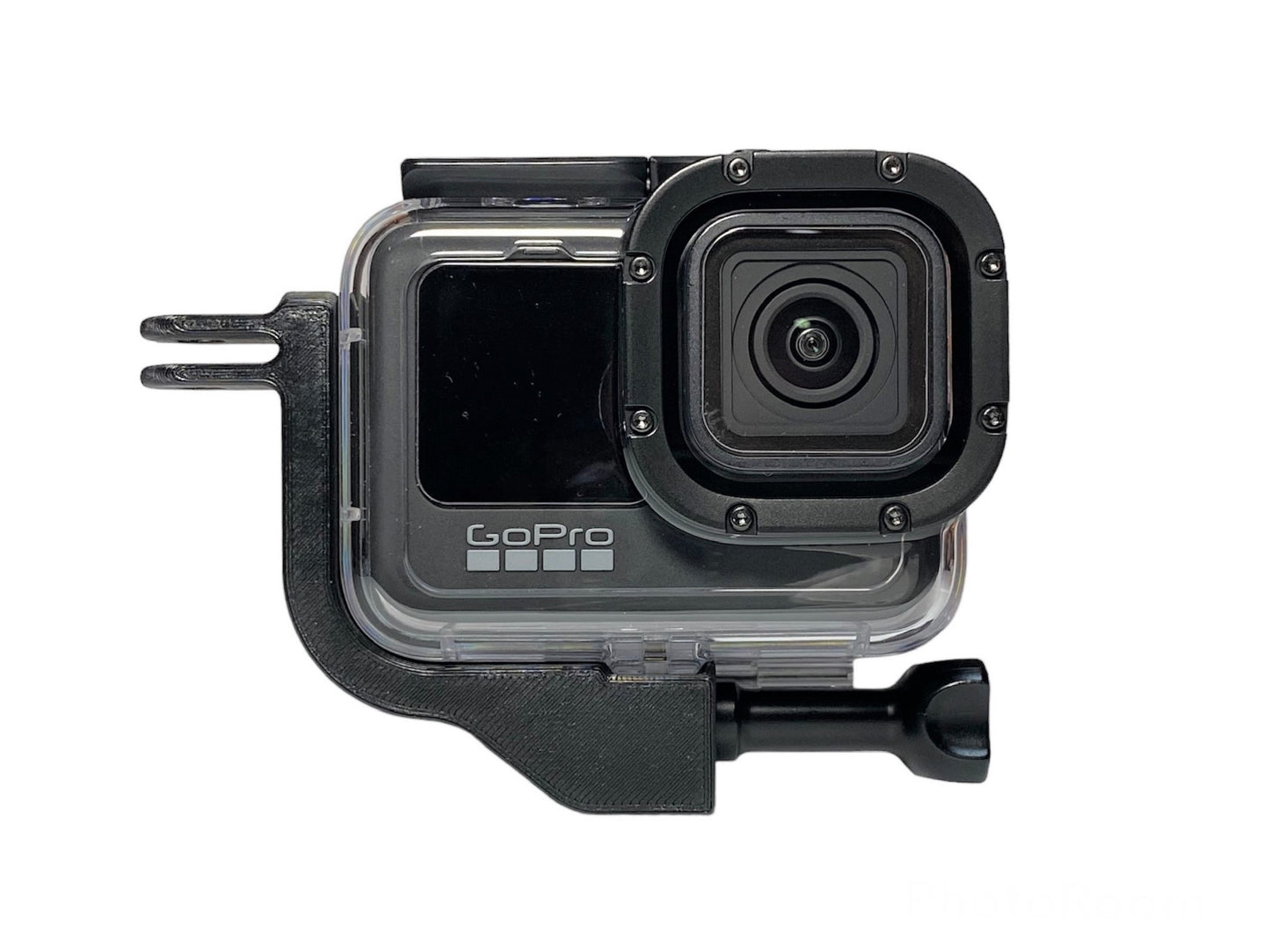 Vertical Mount (90 Degree Elbow Mount) for GoPro Hero 9, 10, 11, 12, 13 Waterproof Case