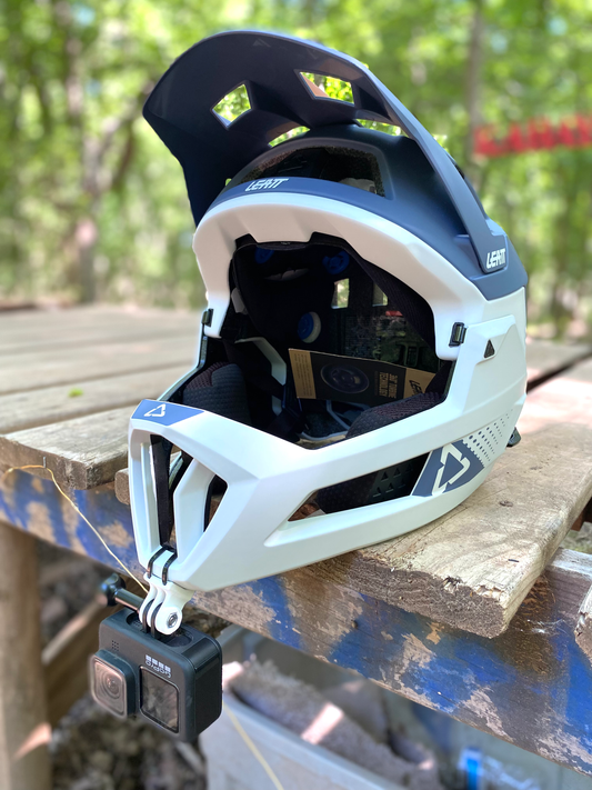 isometric gopro chin mount for leatt mtb enduro 4.0 full face helmet