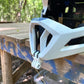 isometric-close up gopro camera chin mount for leatt mtb enduro 4.0 FF mountain bike helmet