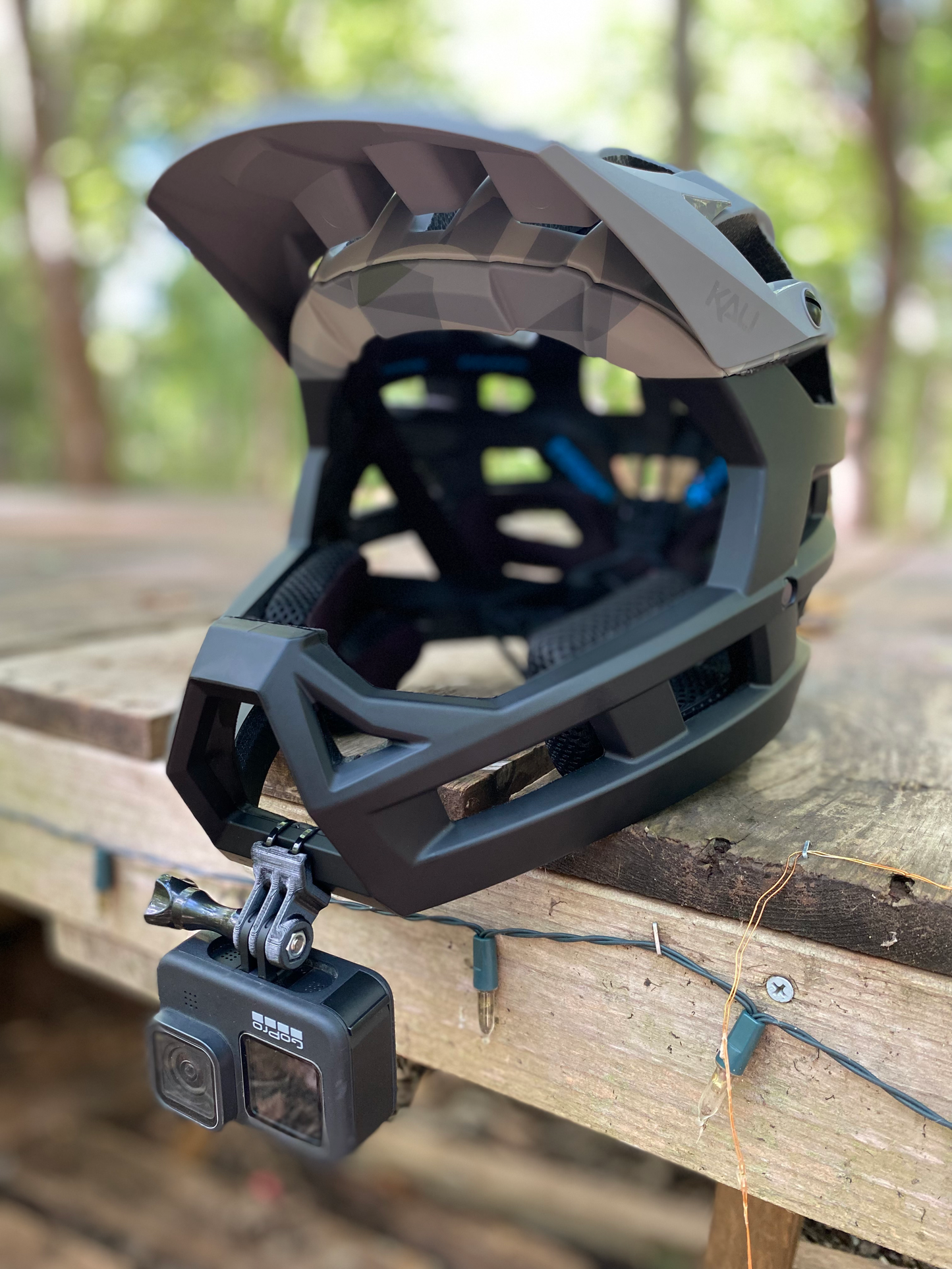 Kali Invader 2.0 - GoPro Chin Mount for Full Face Mountain Bike (MTB) Helmet