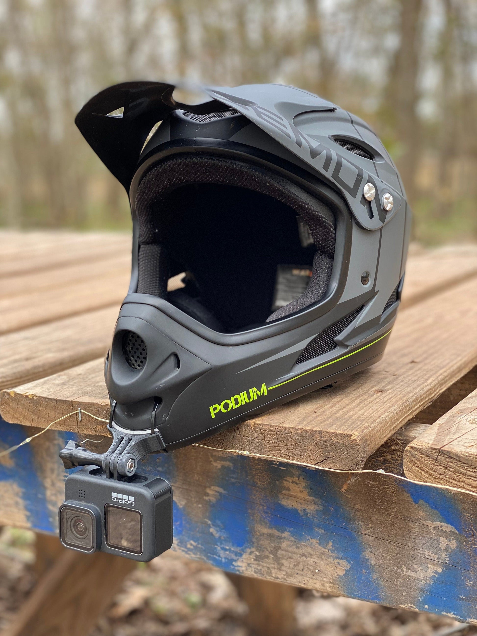 Gopro Helmet Mount 3d Printed Gopro Accessories 3d Printed Mtb
