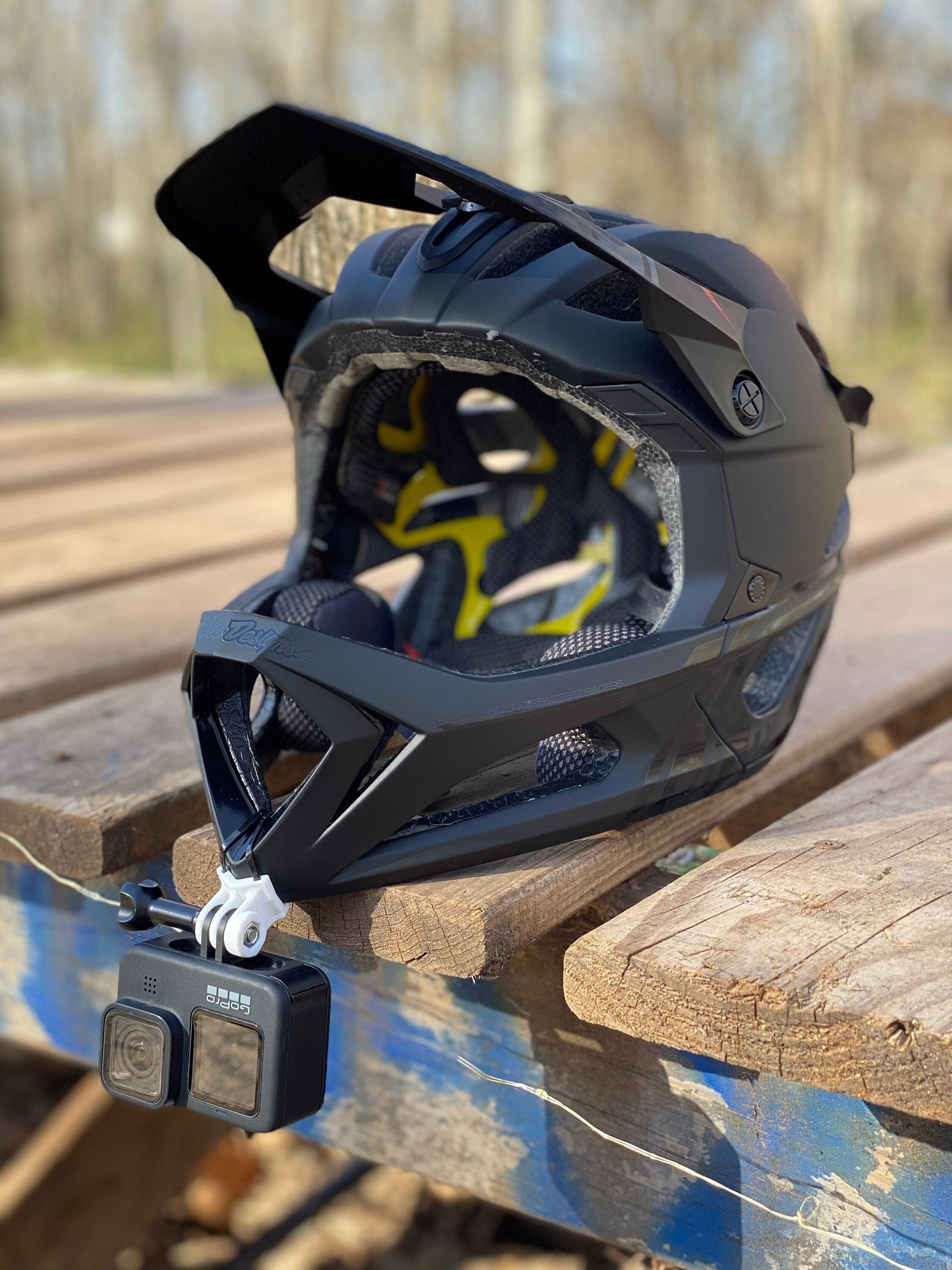 bike helmet mount Troy Lee Designs Stage