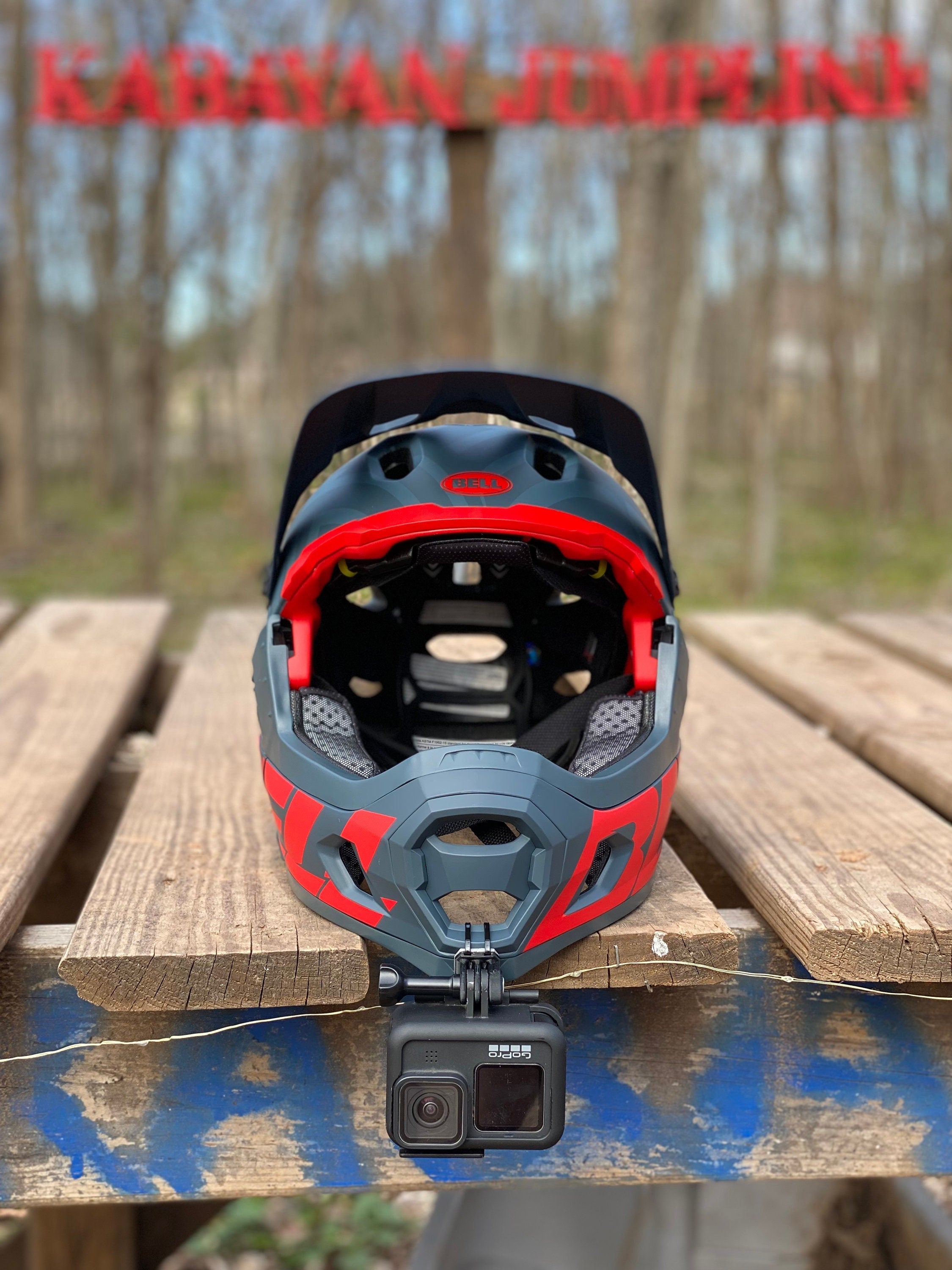 Bell super dh gopro mount deals