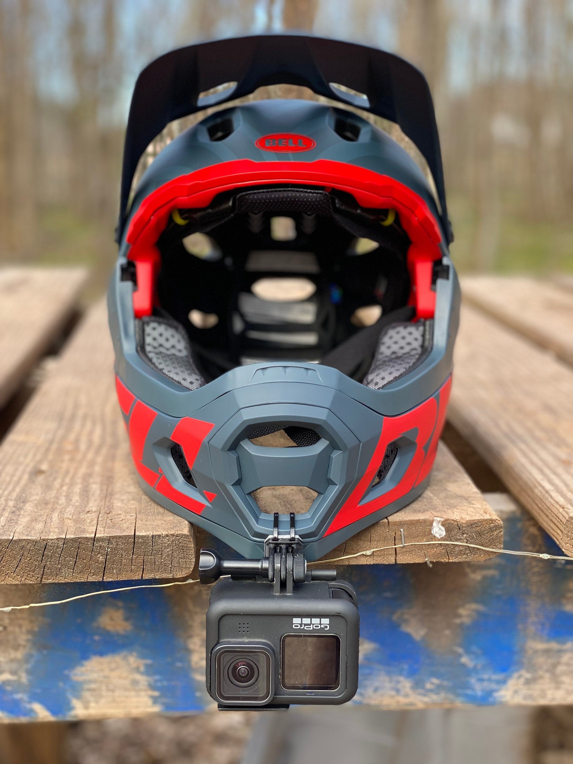 Bell Super Dh Gopro Full Face Helmet Mount Bell Super DH GoPro